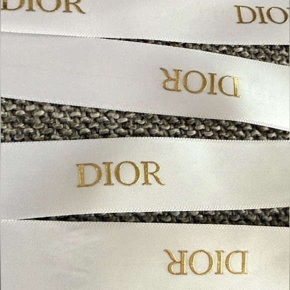 Dior Logo White Authentic Ribbon 64 Inch New - Picture 6 of 10
